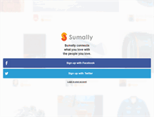 Tablet Screenshot of m.sumally.com